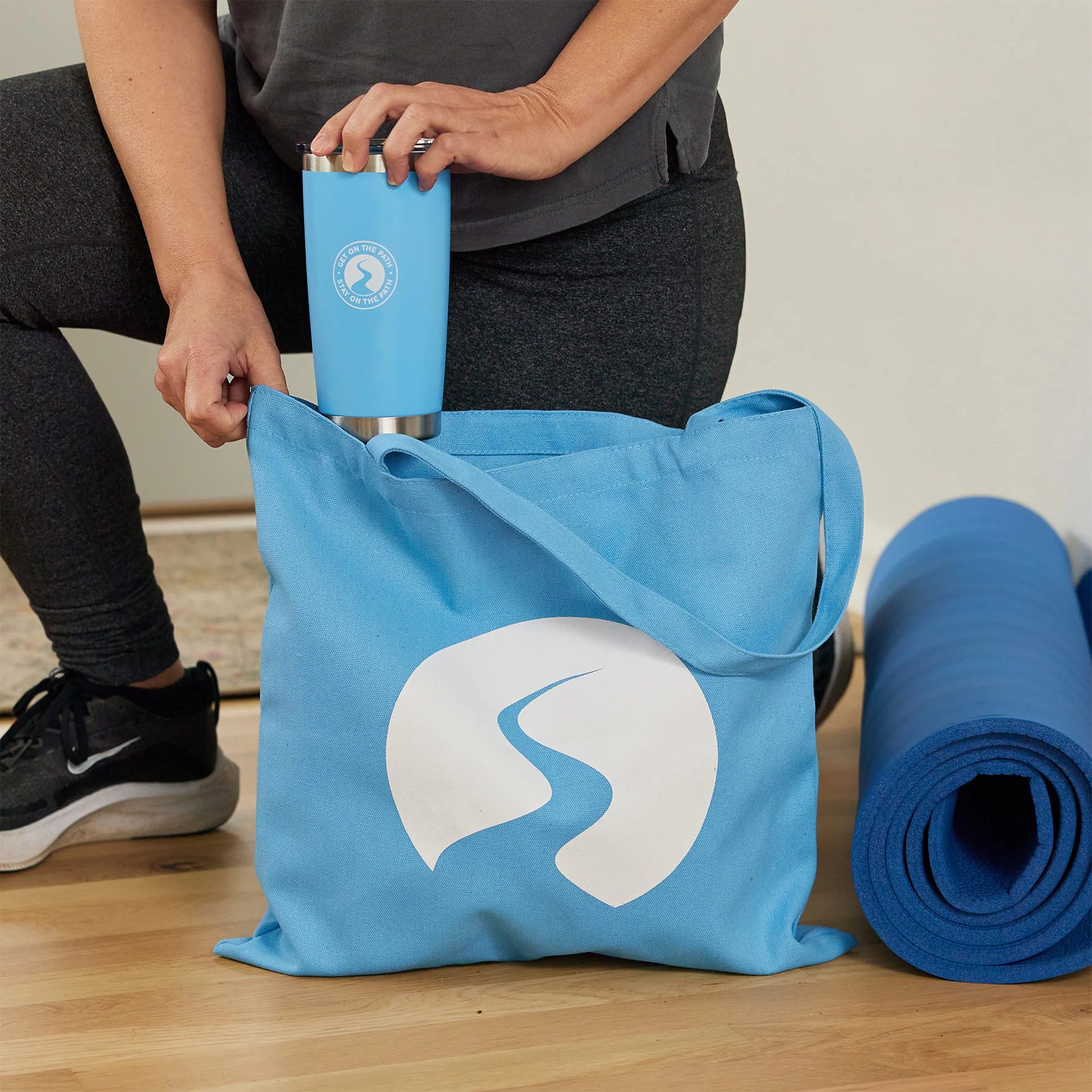 Blue Tote Bag - Image 4