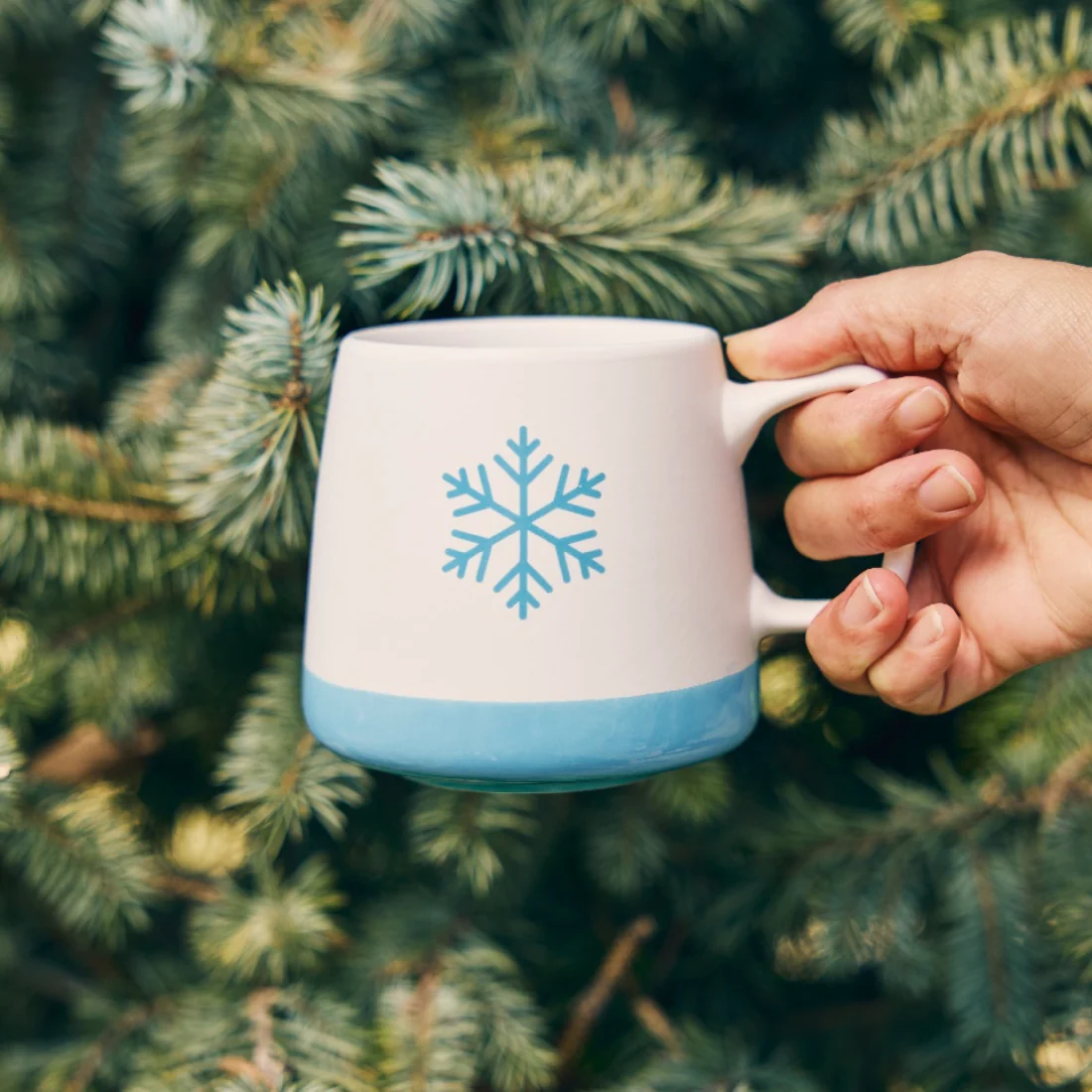 Snowflake Ceramic Mug - Image 3