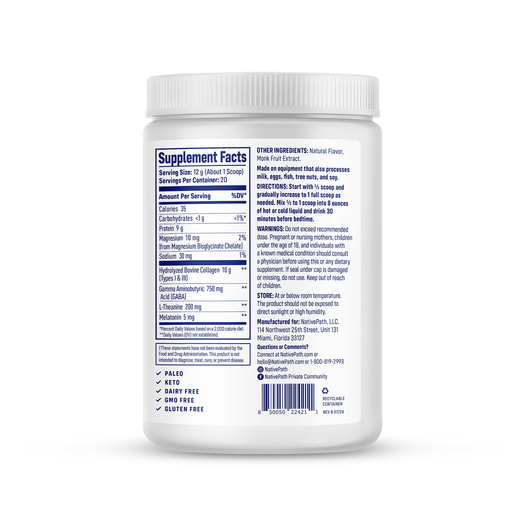Honey Chamomile Collagen PM - Image 3