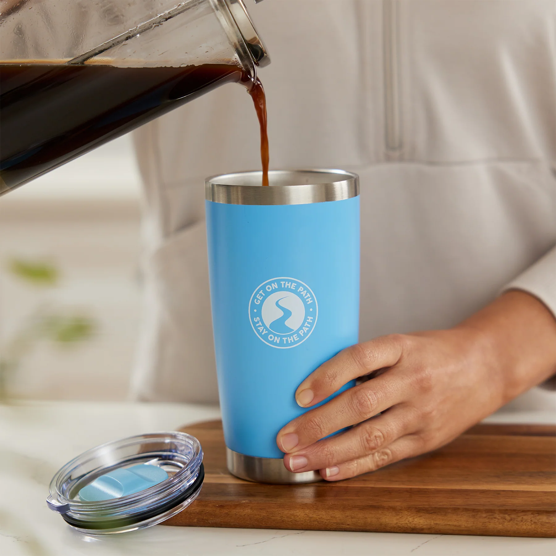 Light Blue Tumbler - Image 5