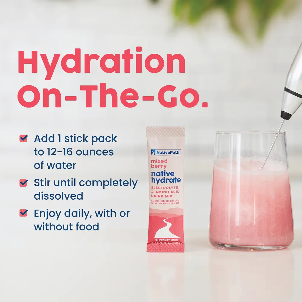Mixed Berry Native Hydrate - Stick Packs - Image 8