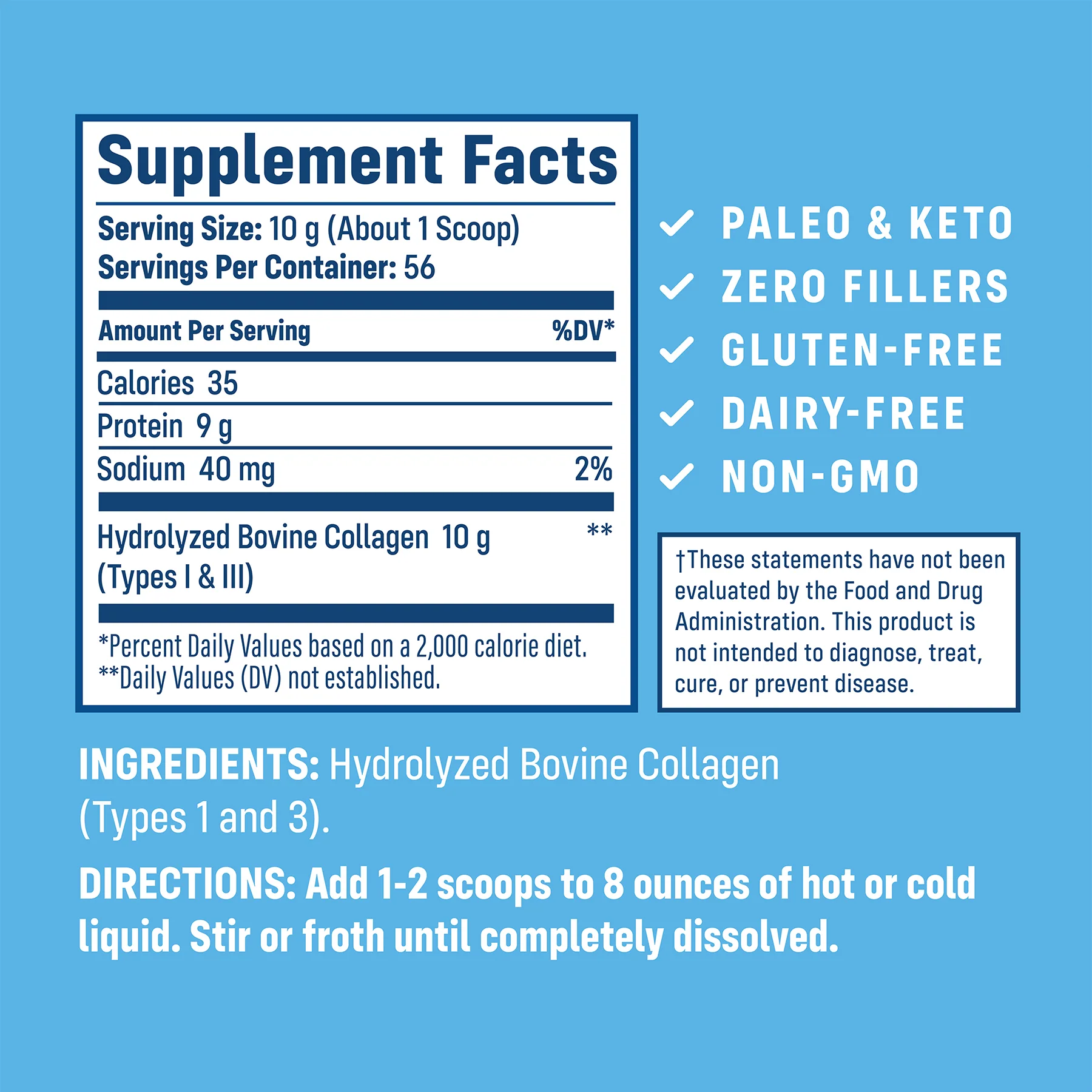 Original Collagen Peptides - 56s Bag - Image 3