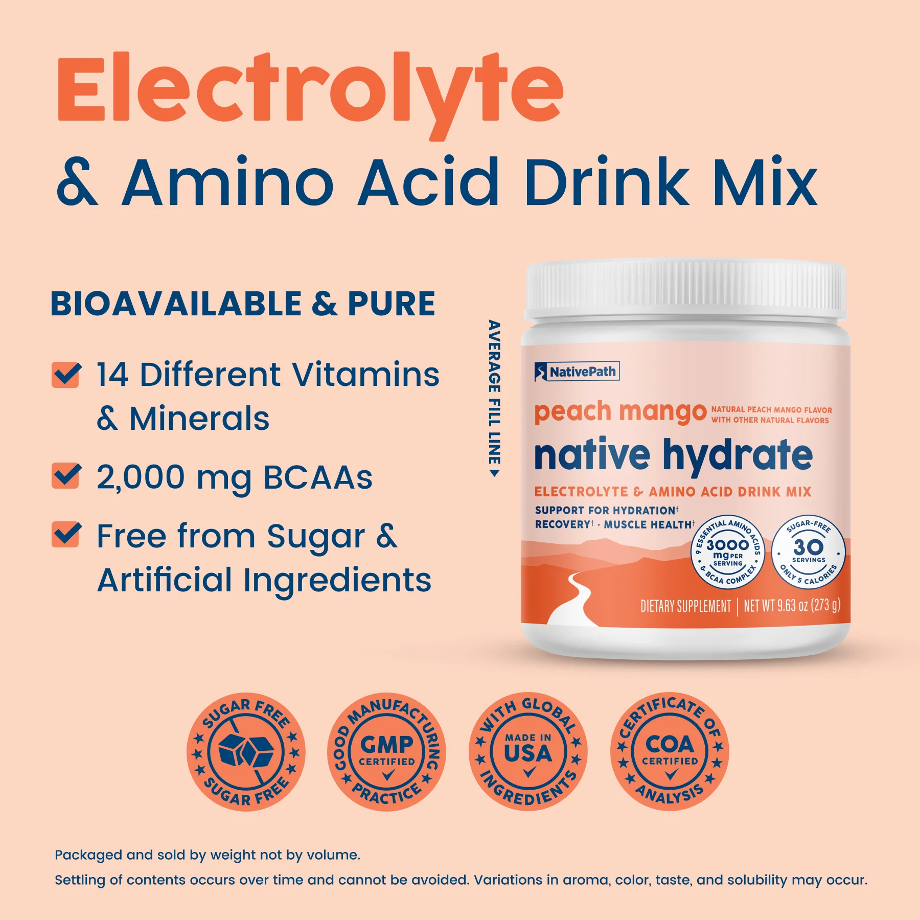 Peach Mango Native Hydrate - Image 3
