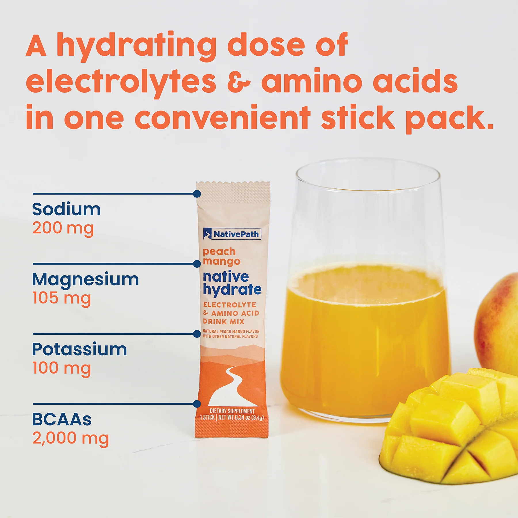 Peach Mango Native Hydrate - Stick Packs - Image 7