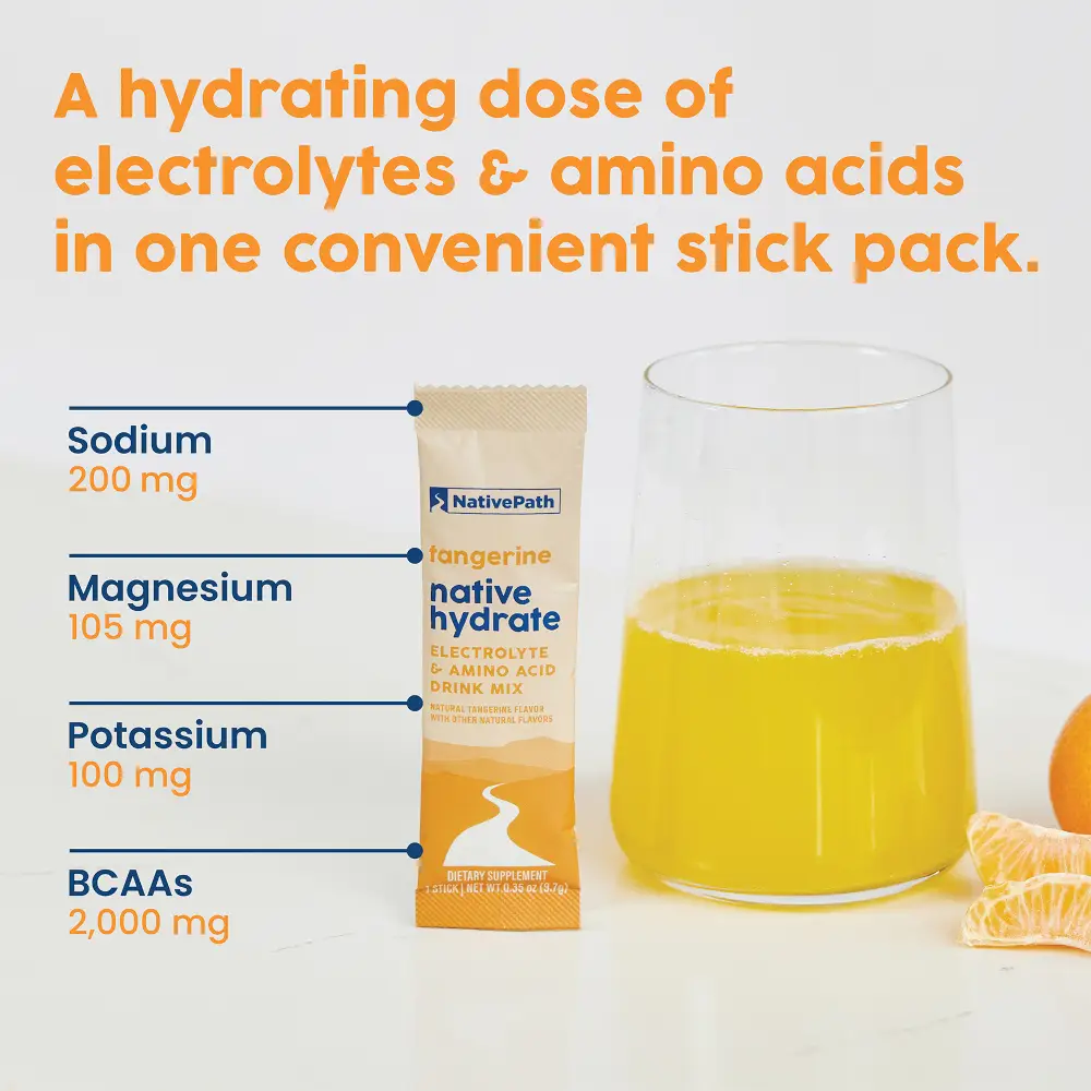 Tangerine Native Hydrate - Stick Packs - Image 7