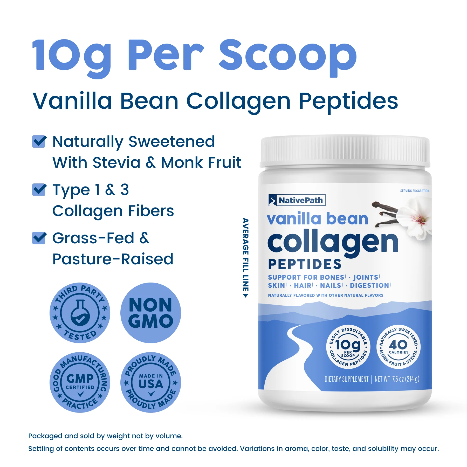 Vanilla Bean Collagen Peptides - Image 7