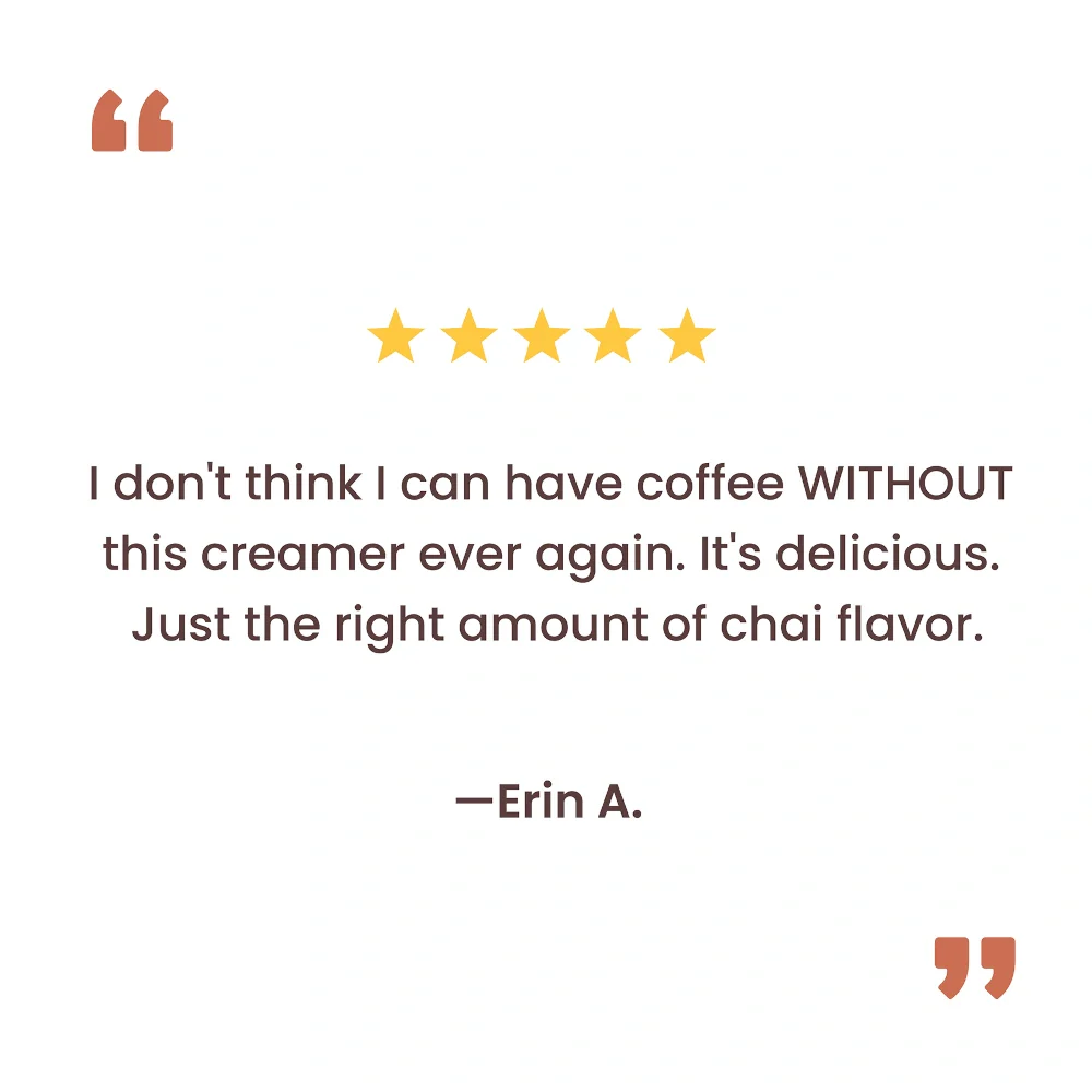 Vanilla Chai Coffee Creamer - Image 7